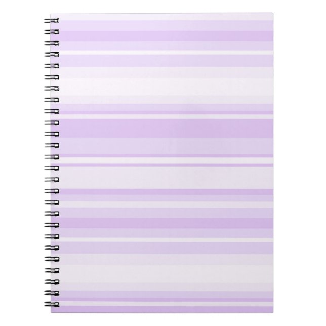 Carnet Lilac rayures (Devant)