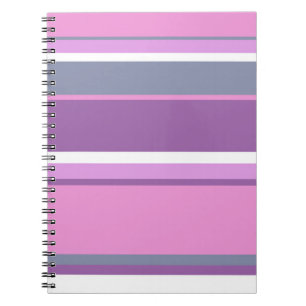 Carnet Lilac rayures