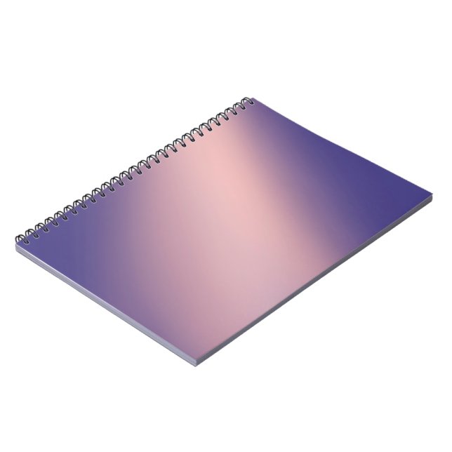 Carnet Lilac rose clair de lune ombre effet (Côté gauche)