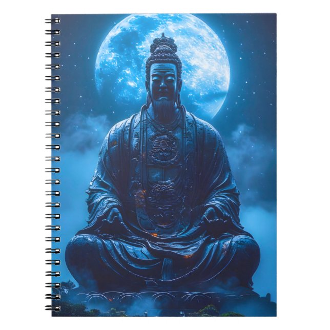Carnet L'illumination en bleu (Devant)