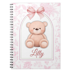 Carnet Lilly Conception personnalisée d'ours en peluche