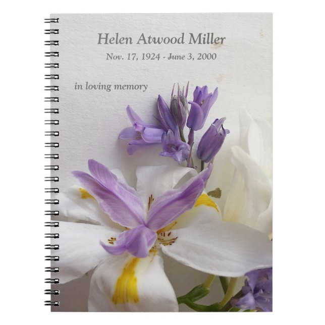 Carnet Lily, les fleurs de la limande et de la scilla (Devant)