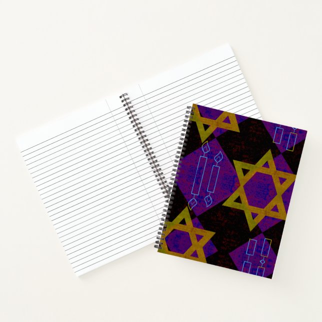 Carnet L'image sur le thème de Hanukkah de SlipperyJoe's  (Intérieur)