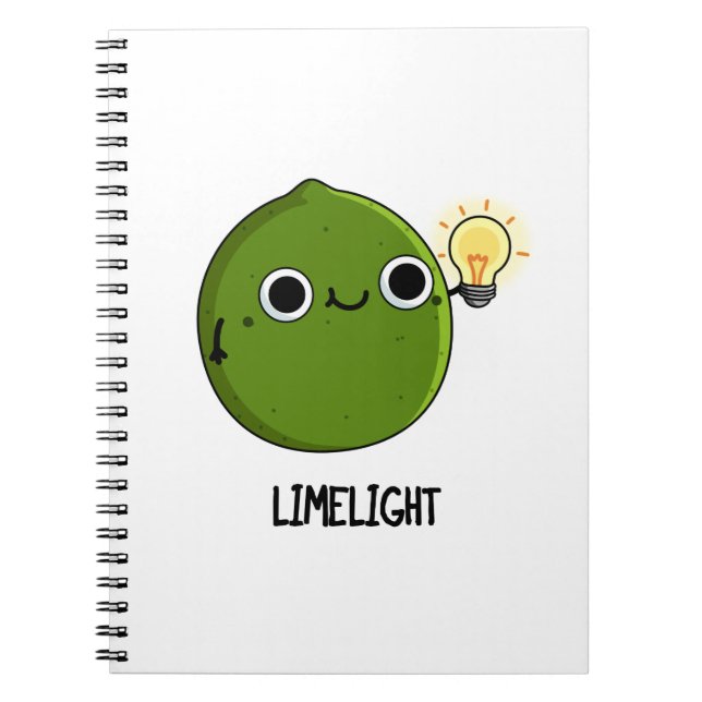Carnet Lime-light Fruit Drôle Pun Lime  (Devant)