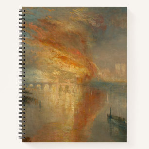 Carnet L'incendie des Chambres du Parlement - Turner