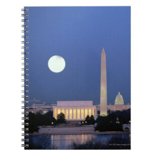 Carnet Lincoln Memorial, Washington Monument, États-Unis