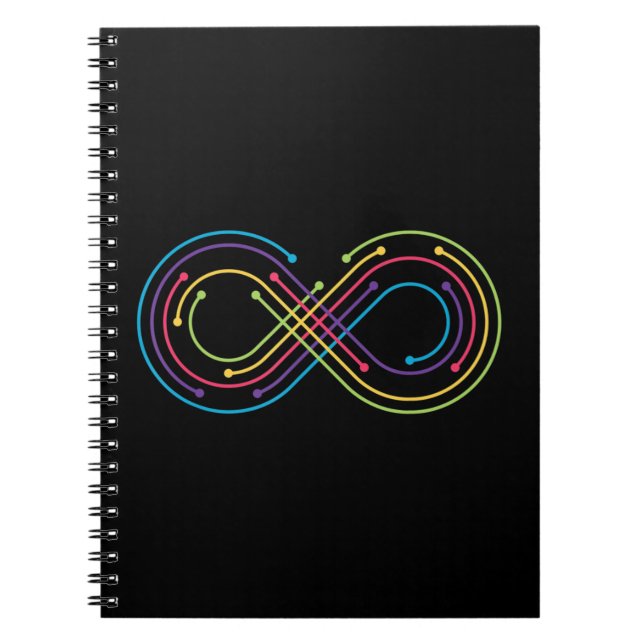 Carnet L'infini arc-en-ciel peut symboliser tout ce qu'il (Devant)