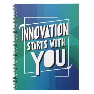 Carnet L'innovation commence avec vous option 1