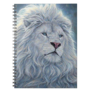 Carnet Lion blanc