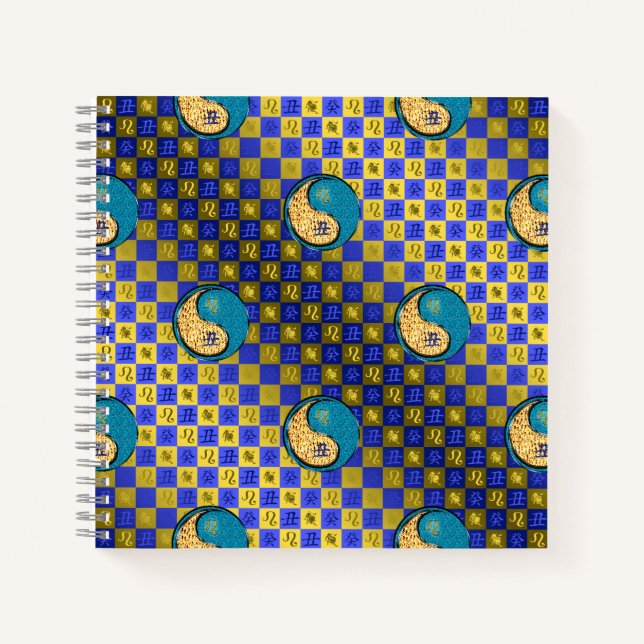Carnet Lion & Bœuf d'eau (Devant)