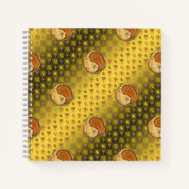 Carnet Lion & Cheval de Bois (Devant)