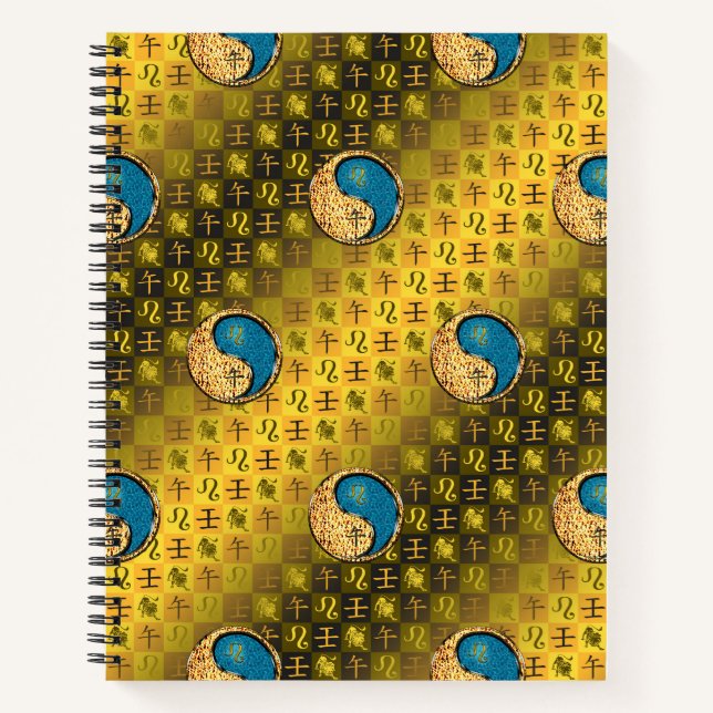 Carnet Lion & Cheval d'eau (Devant)