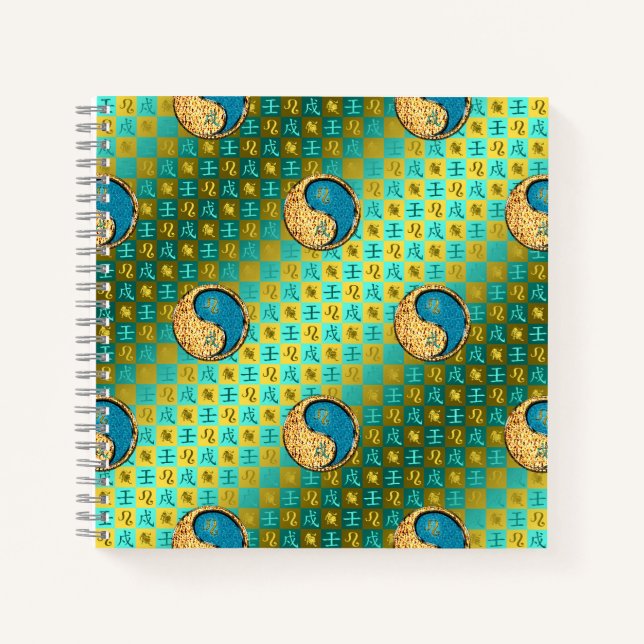 Carnet Lion & Chien d'Eau (Devant)