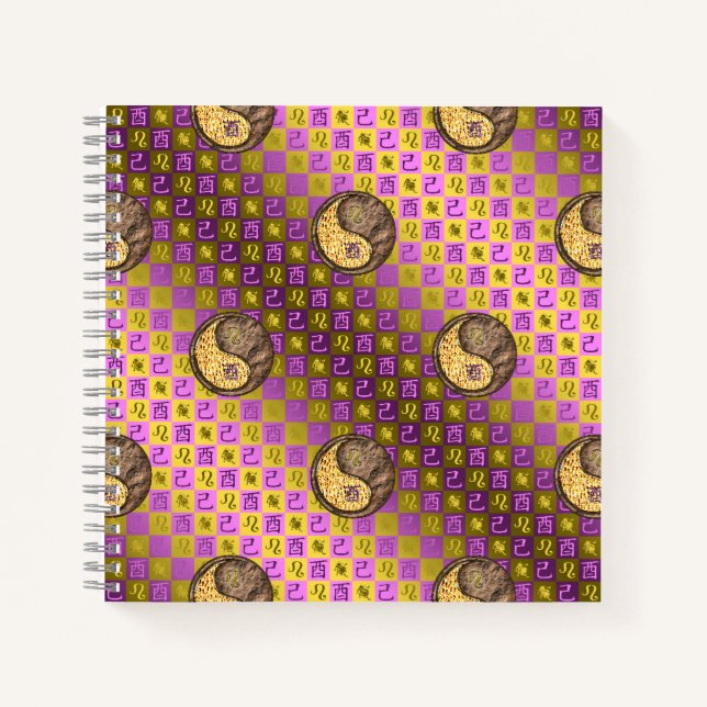 Carnet Lion & Coq de Terre (Devant)