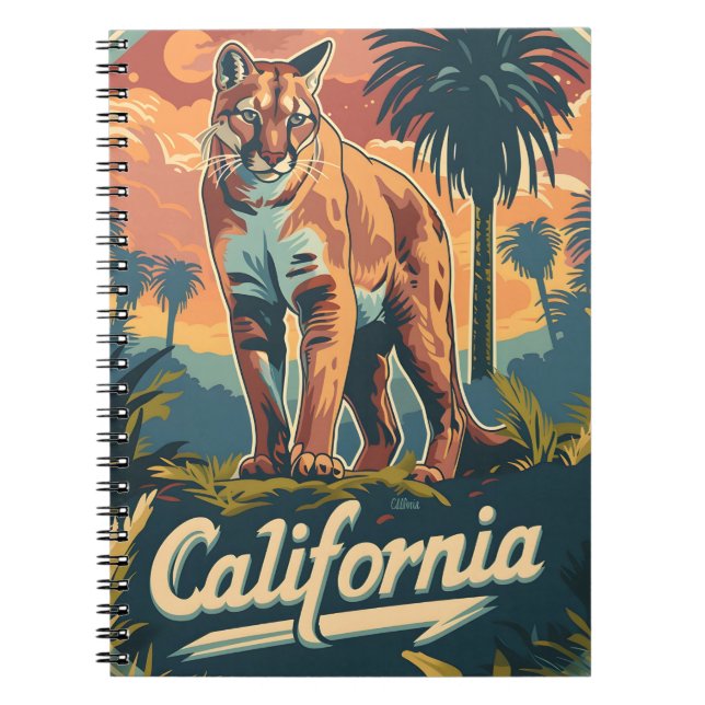 Carnet Lion de Californie (Devant)