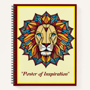 Carnet "Lion de Mandala coloré : Design d'art géométrique