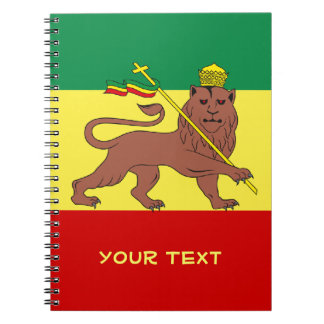 Carnet Lion de reggae de Rasta de Judah