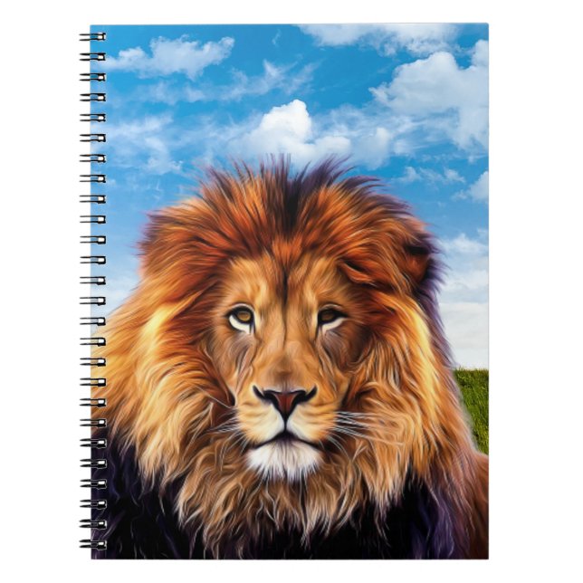 Carnet Lion le roi de la forêt (Devant)