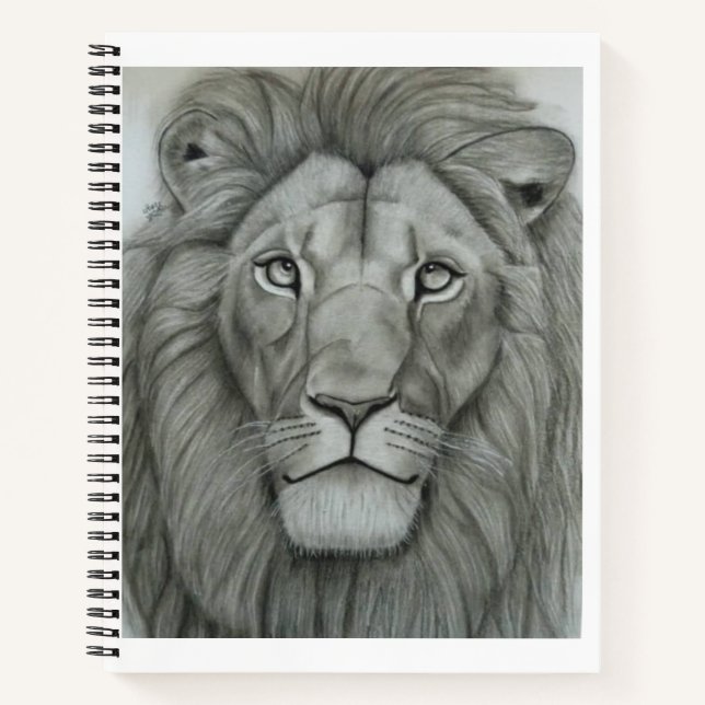 Carnet Lion Majestueux (Devant)