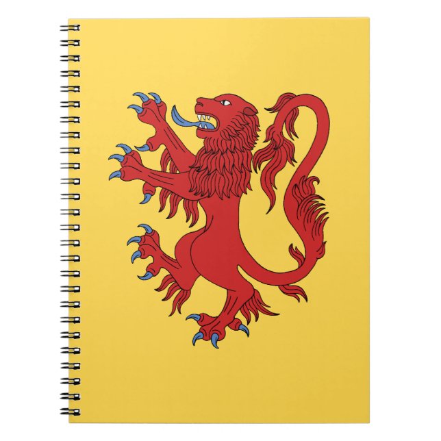 Carnet Lion Rampant Gules (Devant)
