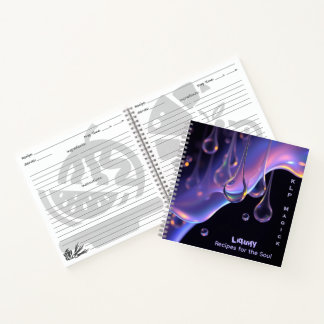 Carnet Liquify - Impression d'art numérique de fantasy et
