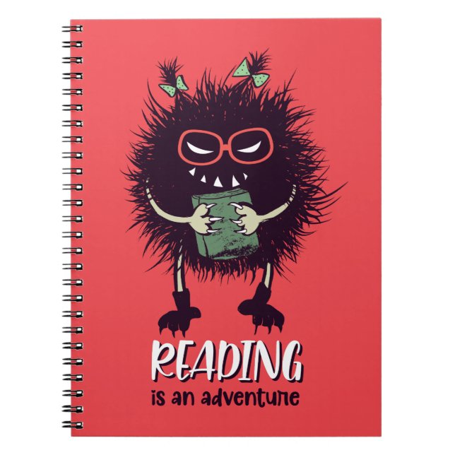 Carnet Lire est un professeur d'aventure drôle (Devant)