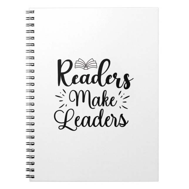 Carnet Lire Lecture Art Lecteurs Font Leaders (Devant)