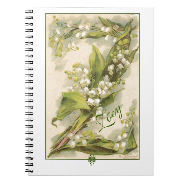 Carnet Lis de l'alphabet Z de fleur de Catherine Klein de (Devant)