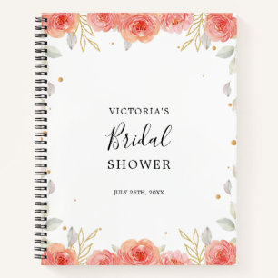 Carnet Liste de cadeaux de mariage avec cadre floral oran