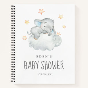 Carnet Liste de cadeaux Little Elephant Boy Baby shower