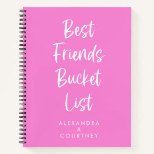 Carnet Liste de choses à faire avec les meilleures amies