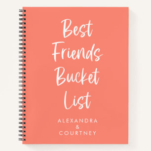 Carnet Liste de choses à faire avec les meilleures amies