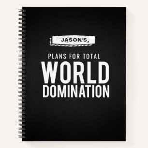 Carnet Liste de contrôle de Domination Mondiale Nom pe