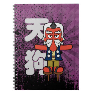 Carnet Little Daitengu Yokai Grunge