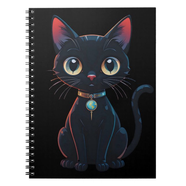 Carnet Little Spooky Black Cat (Devant)