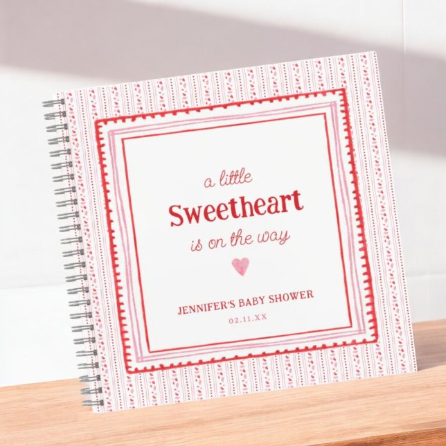 Carnet Little Sweetheart Valentine's Shower Guestbook (Créateur téléchargé)