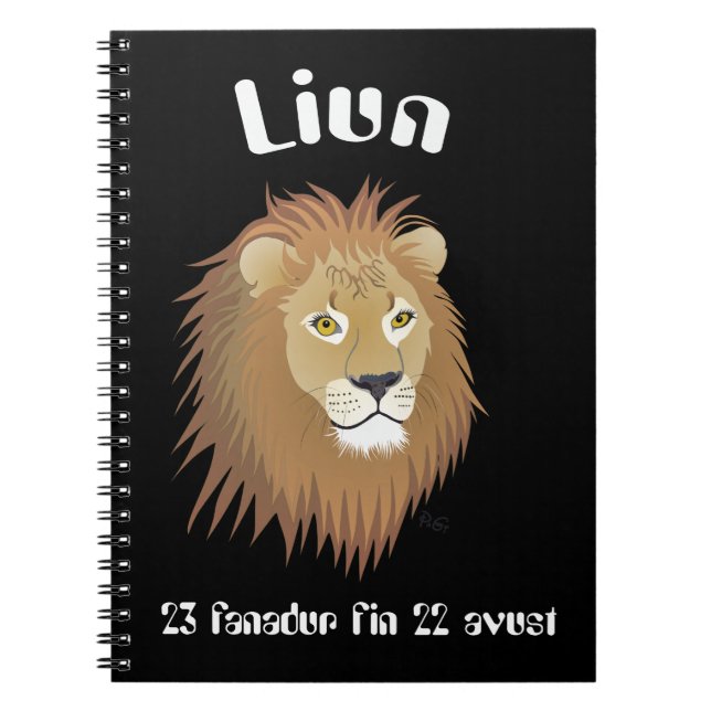 Carnet Liun 23 fanadur fin (Devant)