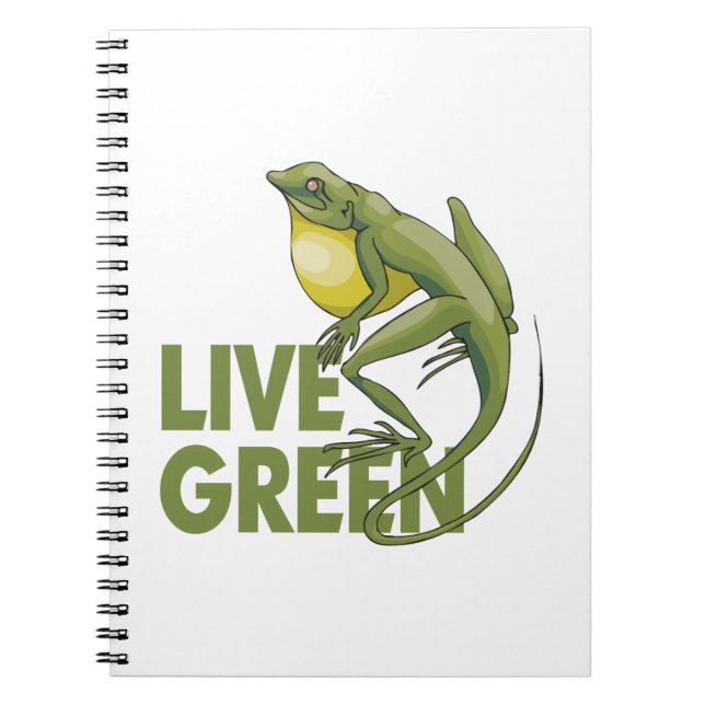 Carnet Live Green (Devant)
