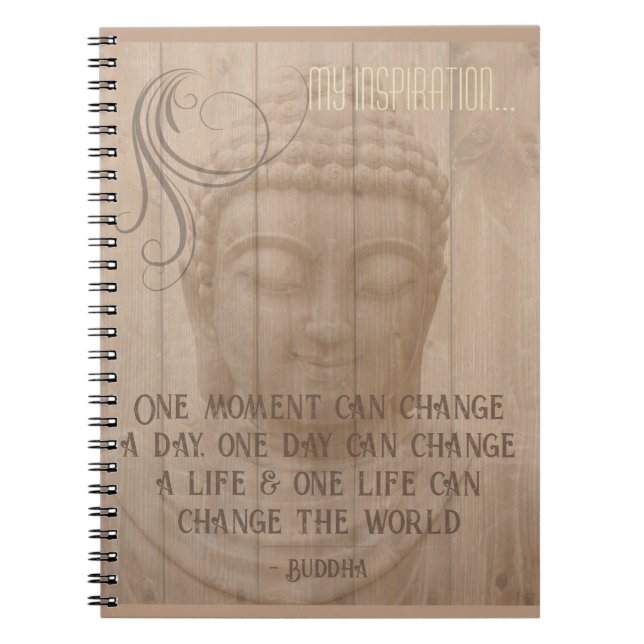 Carnet Live in the Moment Bouddha Art bouddhiste dire (Devant)