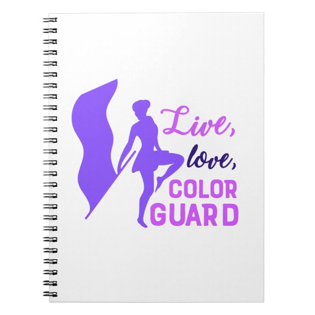Carnet Live, Love, Color Guard (Devant)
