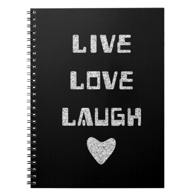 Carnet - Live Love Laugh (Devant)