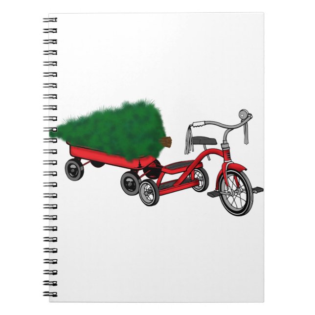 Carnet livraison d'arbres de noël (Devant)
