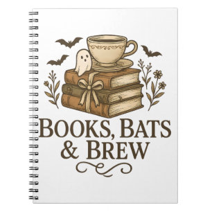 Carnet Livres, Chauves-Souris & Bière Halloween Automne S
