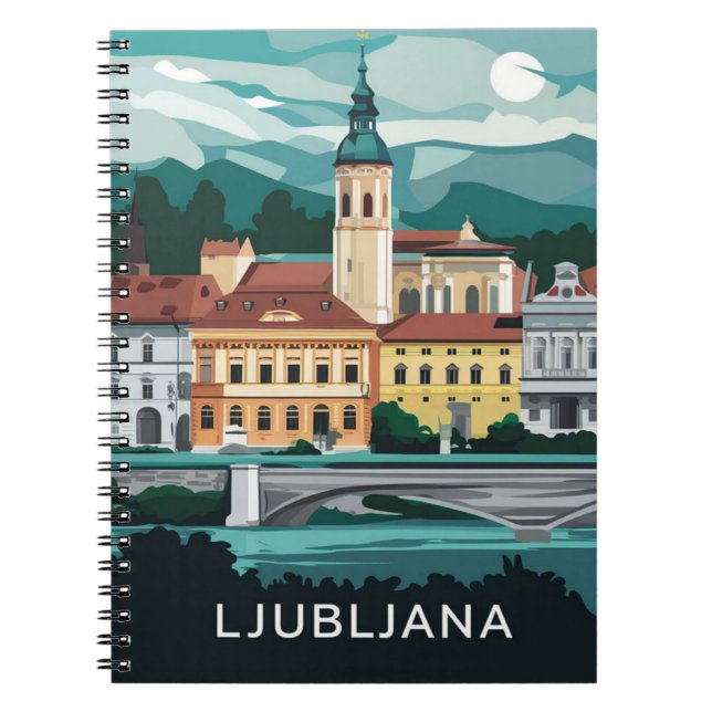 Carnet Ljubljana, Slovénie  (Devant)