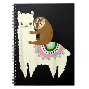 Carnet Llama Gift   Cute Llama & Sloth, Best Friends