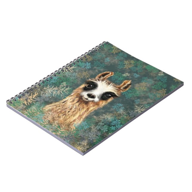 Carnet Llama pour bébé curieux - mignonne - (Côté gauche)