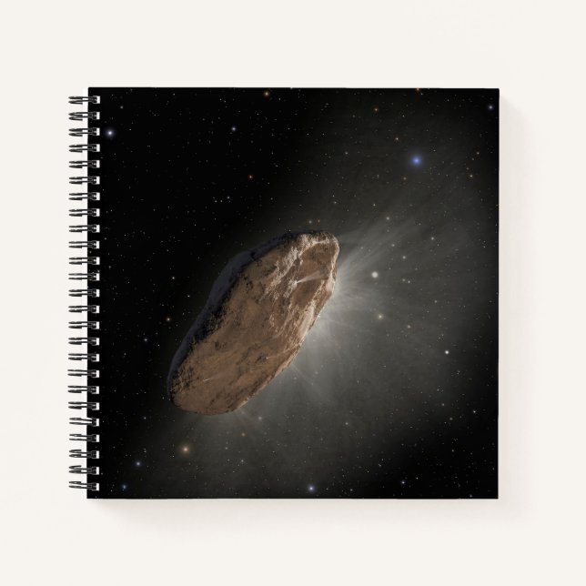 Carnet L'objet interstellaire Wayward Oumuamua. (Devant)
