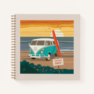 Carnet Locaux uniquement VW Surf Van