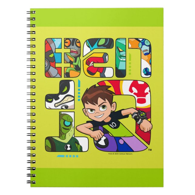 Carnet Logo Ben 10 Alien (Devant)