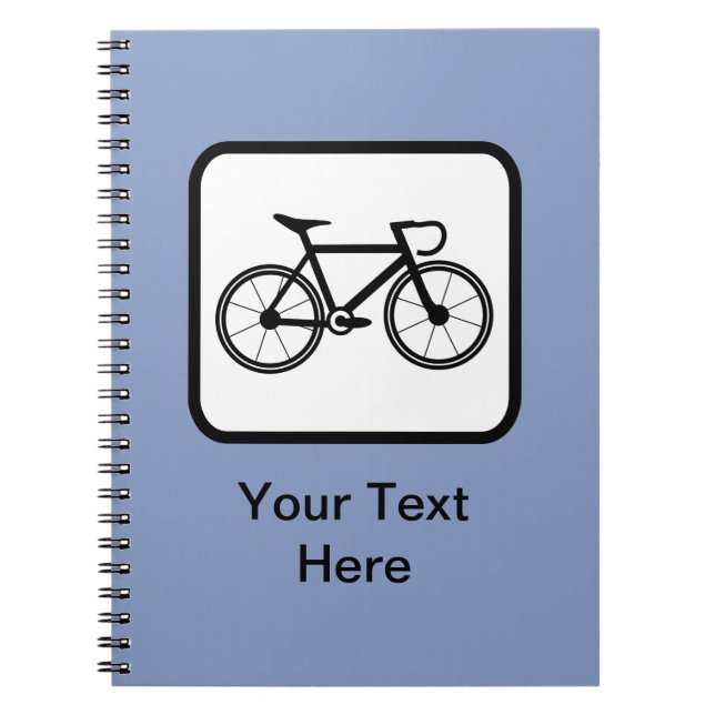Carnet Logo Cycliste personnalisable (Devant)